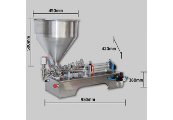 Máy chiết rót dạng lỏng G1WY-50ml