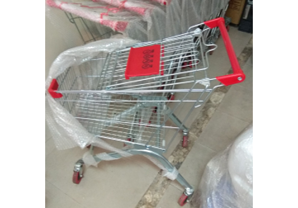 Xe đẩy siêu thị 2 tầng giá rẻ